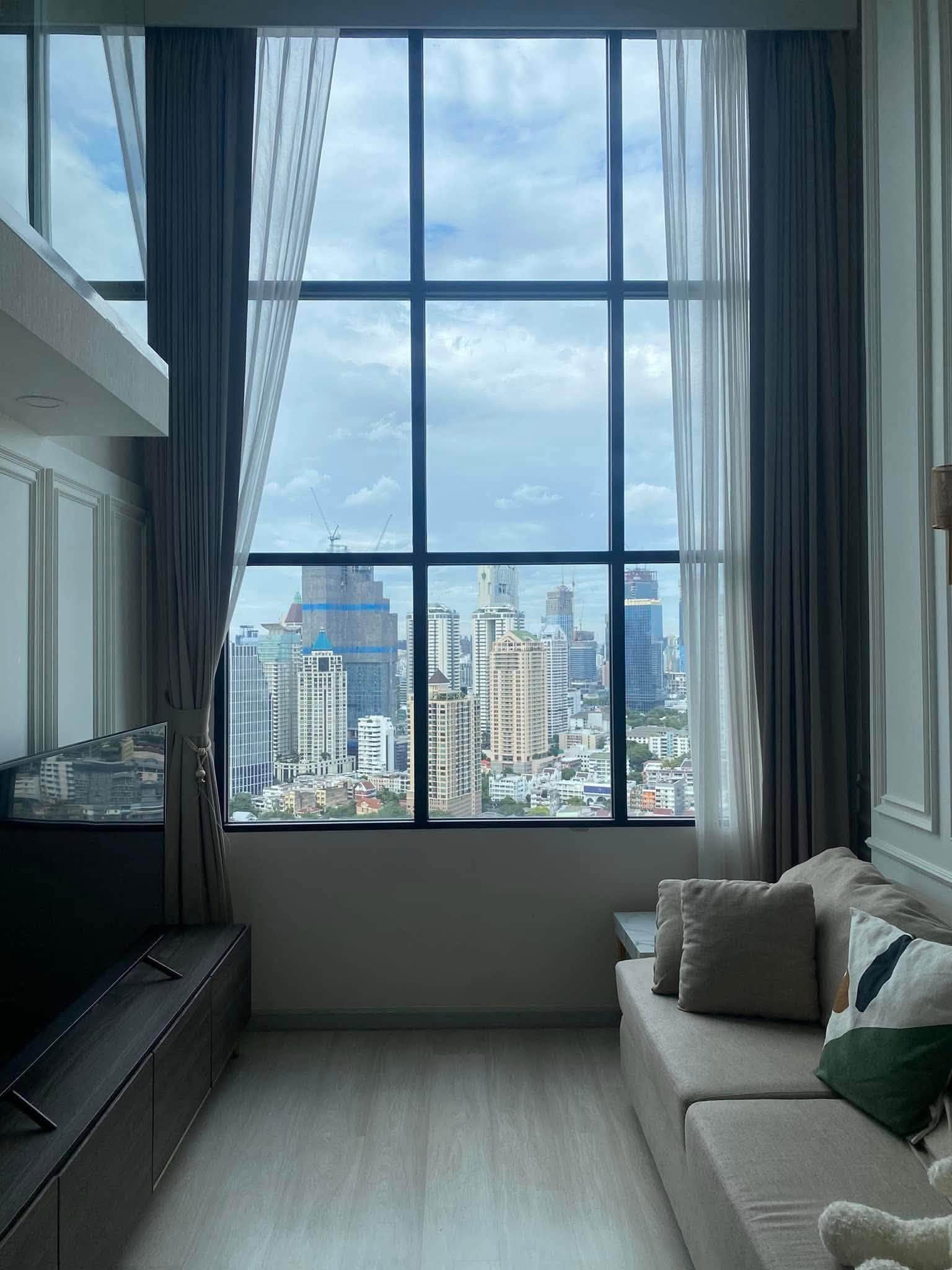 ให้เช่า Knightsbridge Prime Sathorn · 1 ห้องนอน 44 ตร.ม. ชั้น 32