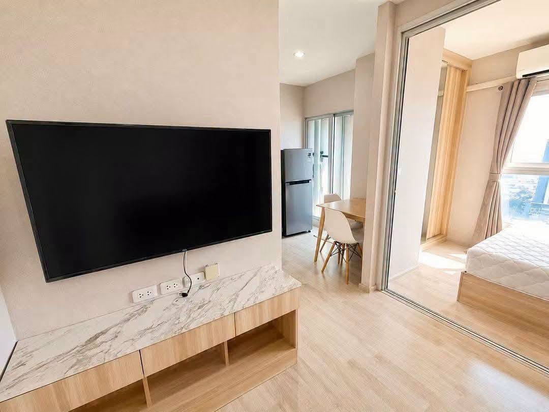 ขาย Plum Condo Ramkhamhaeng Station · 1 ห้องนอน 23.09 ตร.ม. ชั้น 25 แต่งครบพร้อมอยู่ เฟอร์นิเจอร์เครื่องใช้ไฟฟ้าครบ