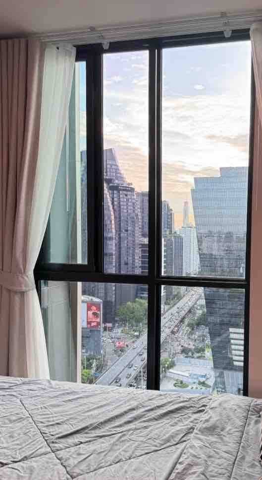 ให้เช่า Nue District R9 · 1 ห้องนอน 27 ตร.ม. ชั้น 25 แต่งครบพร้อมอยู่ เฟอร์นิเจอร์เครื่องใช้ไฟฟ้าครบ