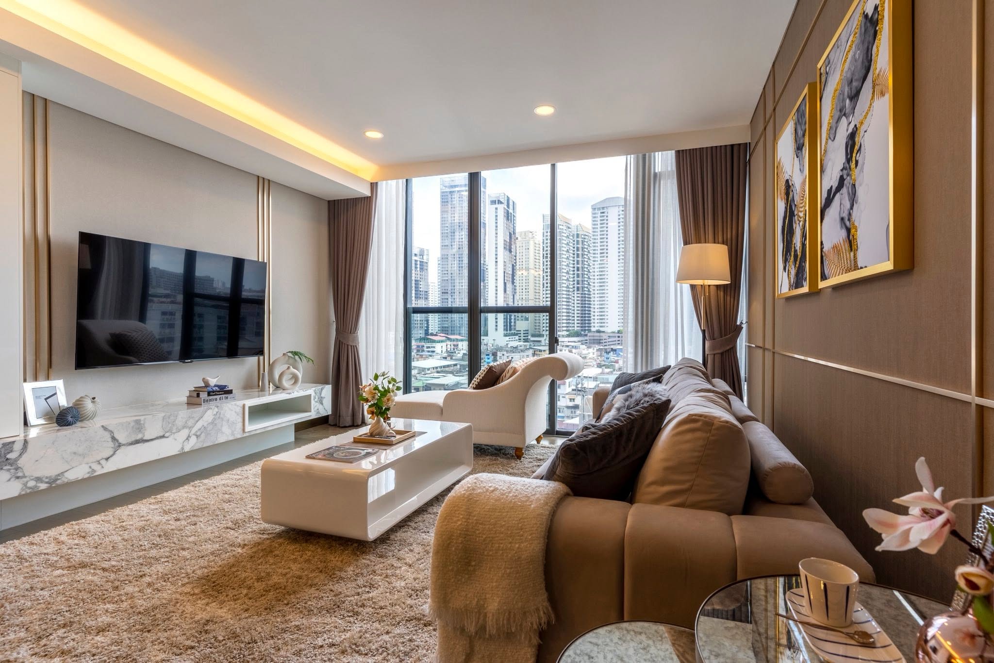 ให้เช่า Wyndham Residence (Siamese Exclusive Queens) · 2 ห้องนอน 75 ตร.ม. ชั้น 10