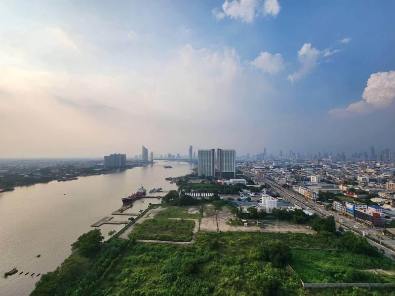 ให้เช่า U Delight Residence Riverfront Rama 3 · 1 ห้องนอน 51 ตร.ม. ชั้น 30 วิวแม่น้ำ แต่งครบพร้อมอยู่