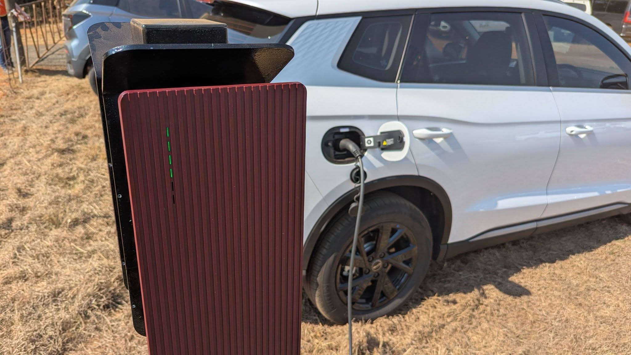 A Conduit charger delivering to a car at KragDag 2026