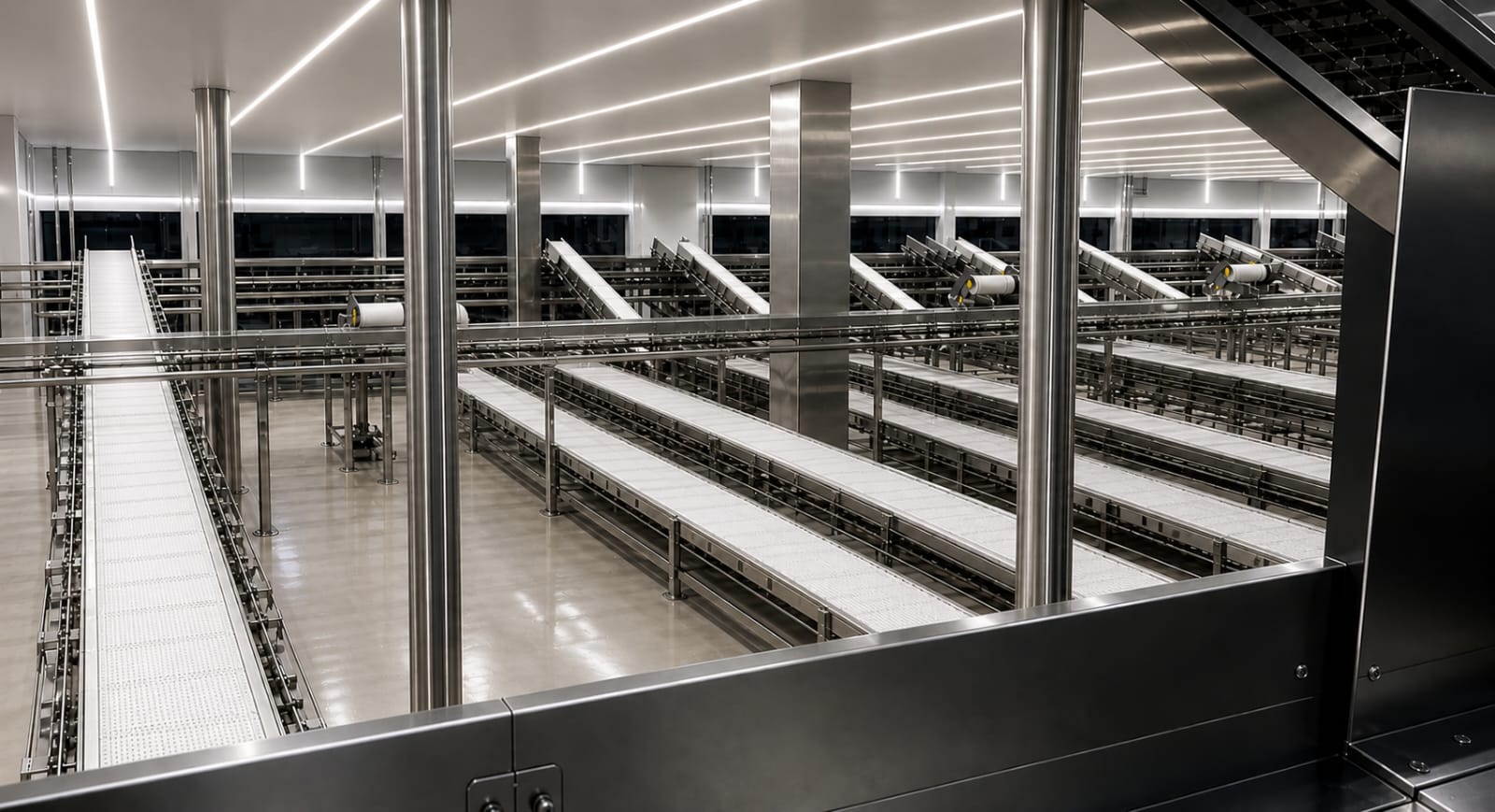 Linha de produção executada pela Premier Engenharia Industrial