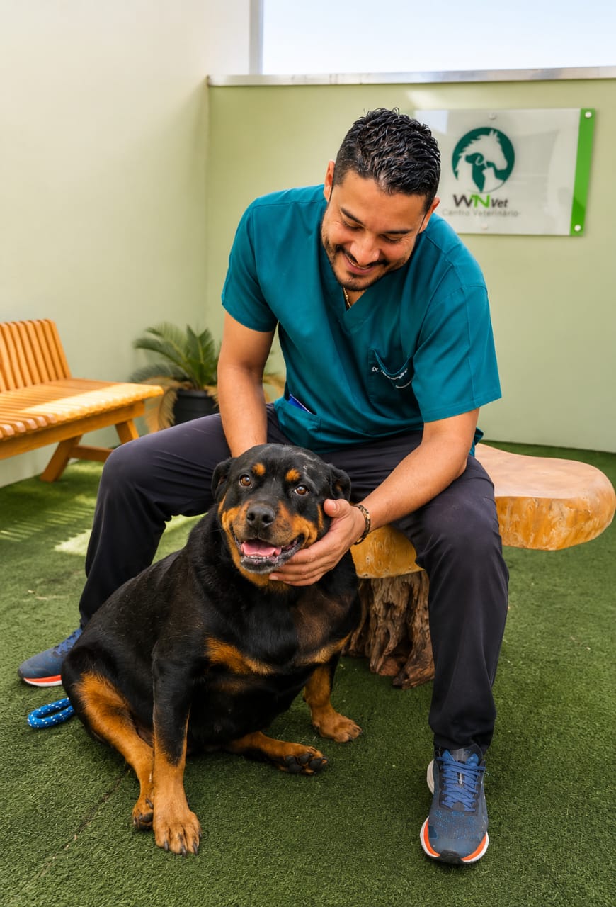 Pets felizes com plano WN Vet