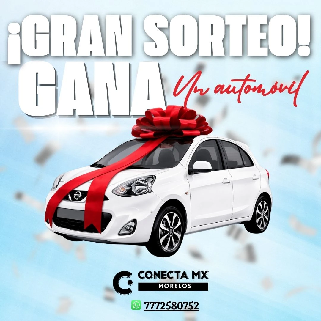 Gana un AUTOMOVIL entrando a la RIFA