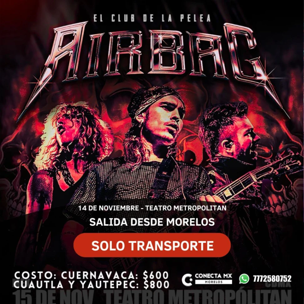 Transporte a AIRBAG desde Morelos