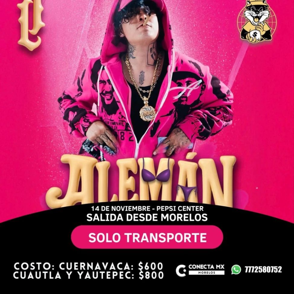 Transporte a ALEMAN desde Morelos