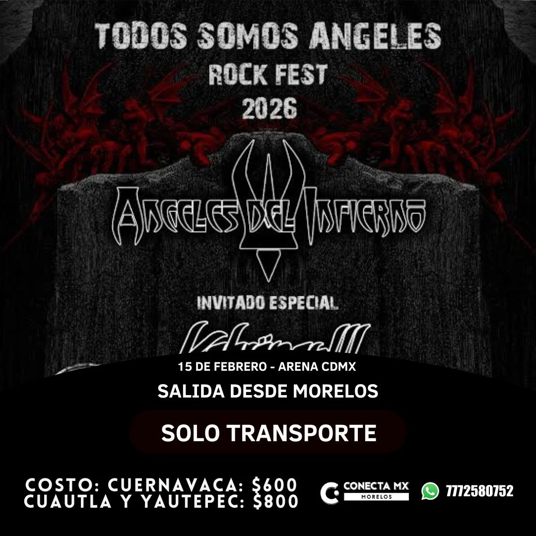 Transporte a ANGELES DEL INFIERNO desde Morelos