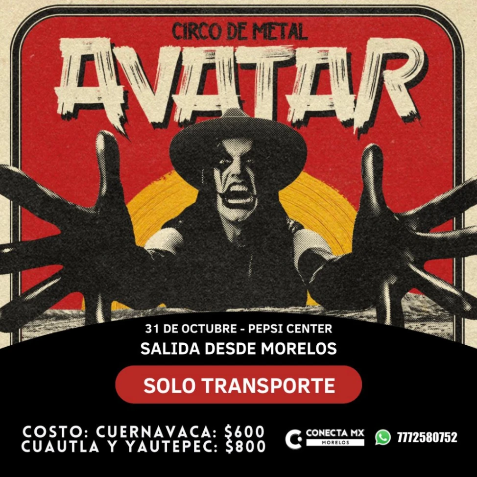 Transporte a AVATAR desde Morelos