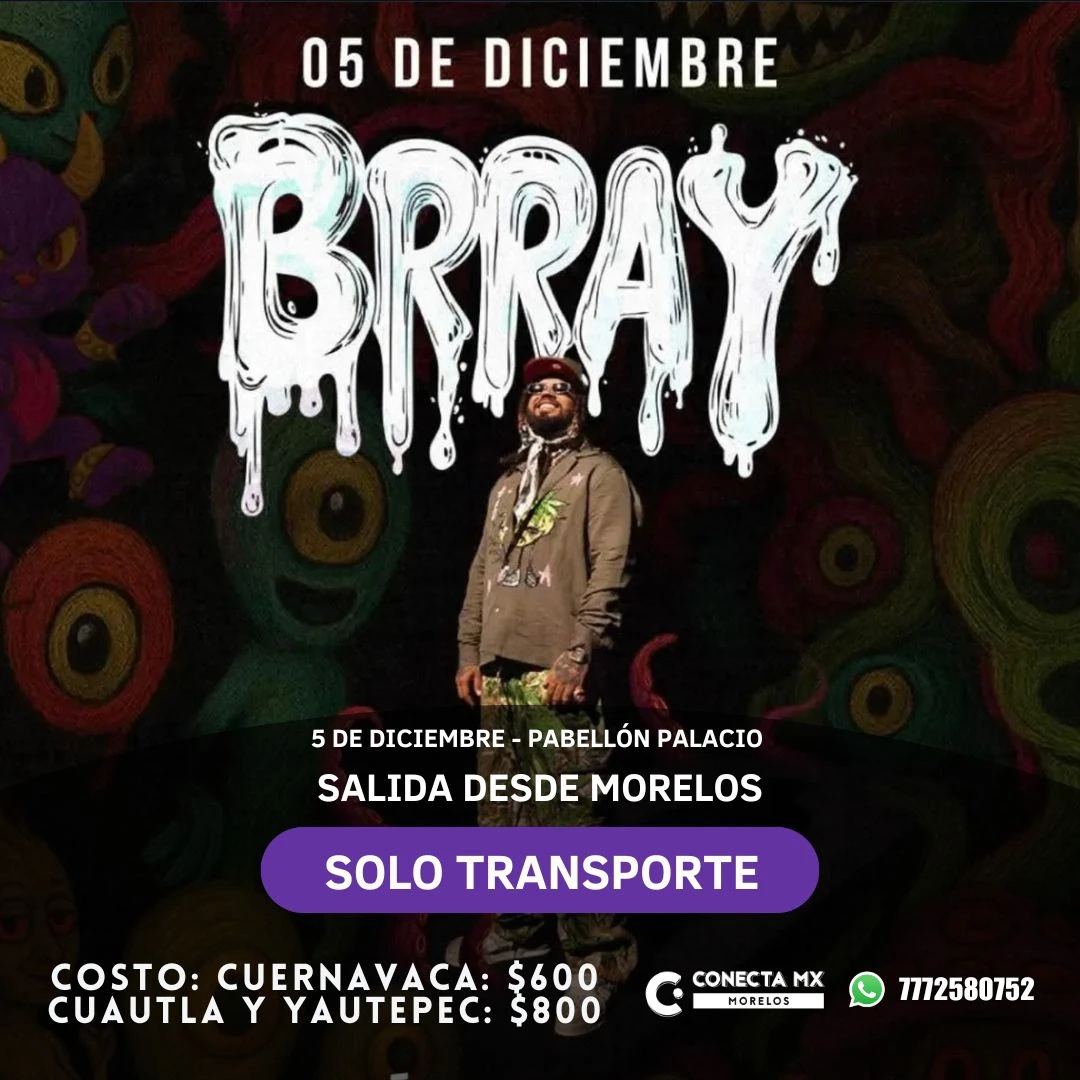 Transporte a BRRAY desde Morelos