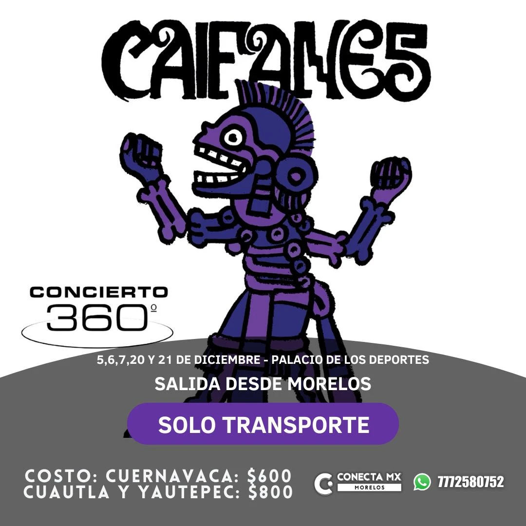Transporte a CAIFANES desde Morelos