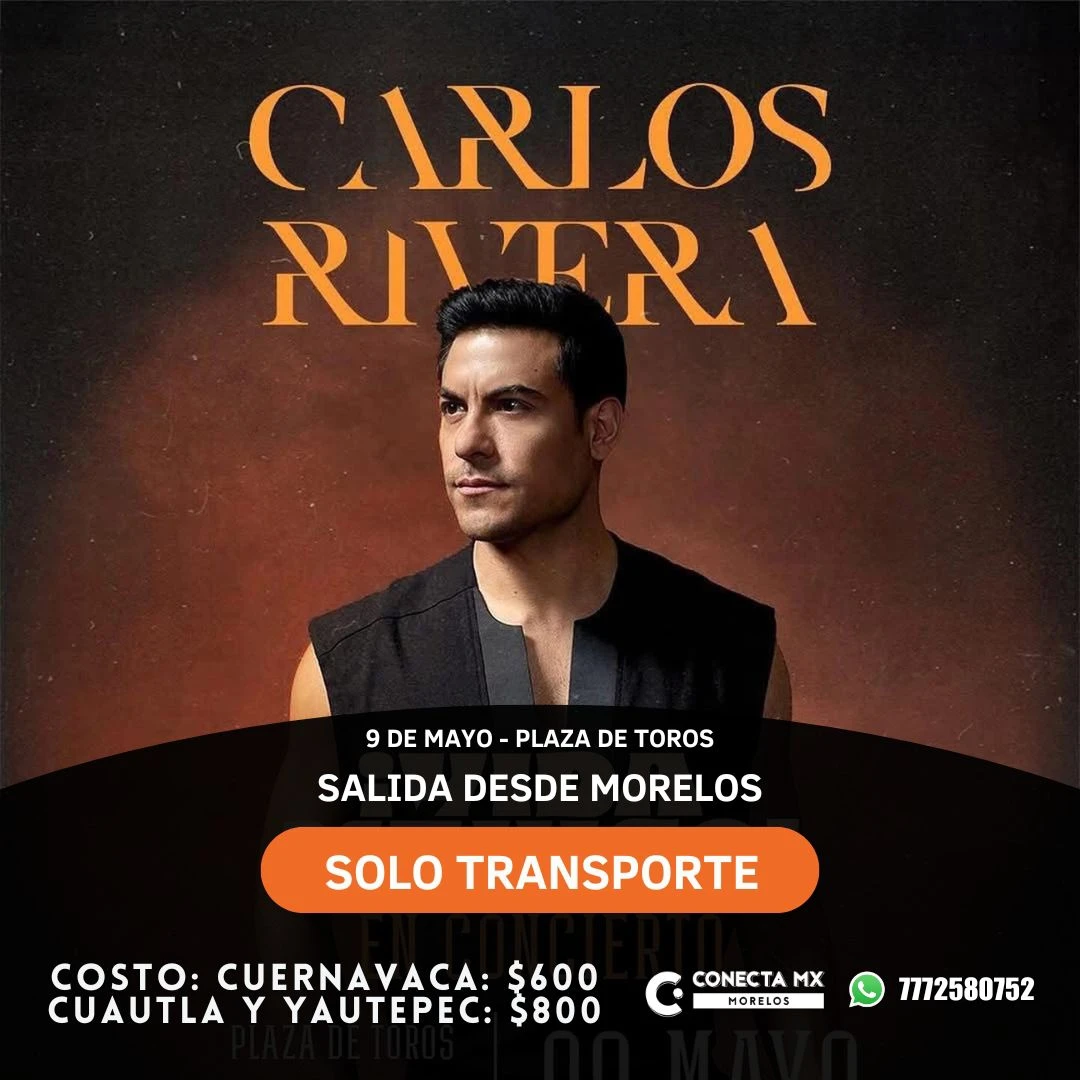 Transporte a CARLOS RIVERA desde Morelos