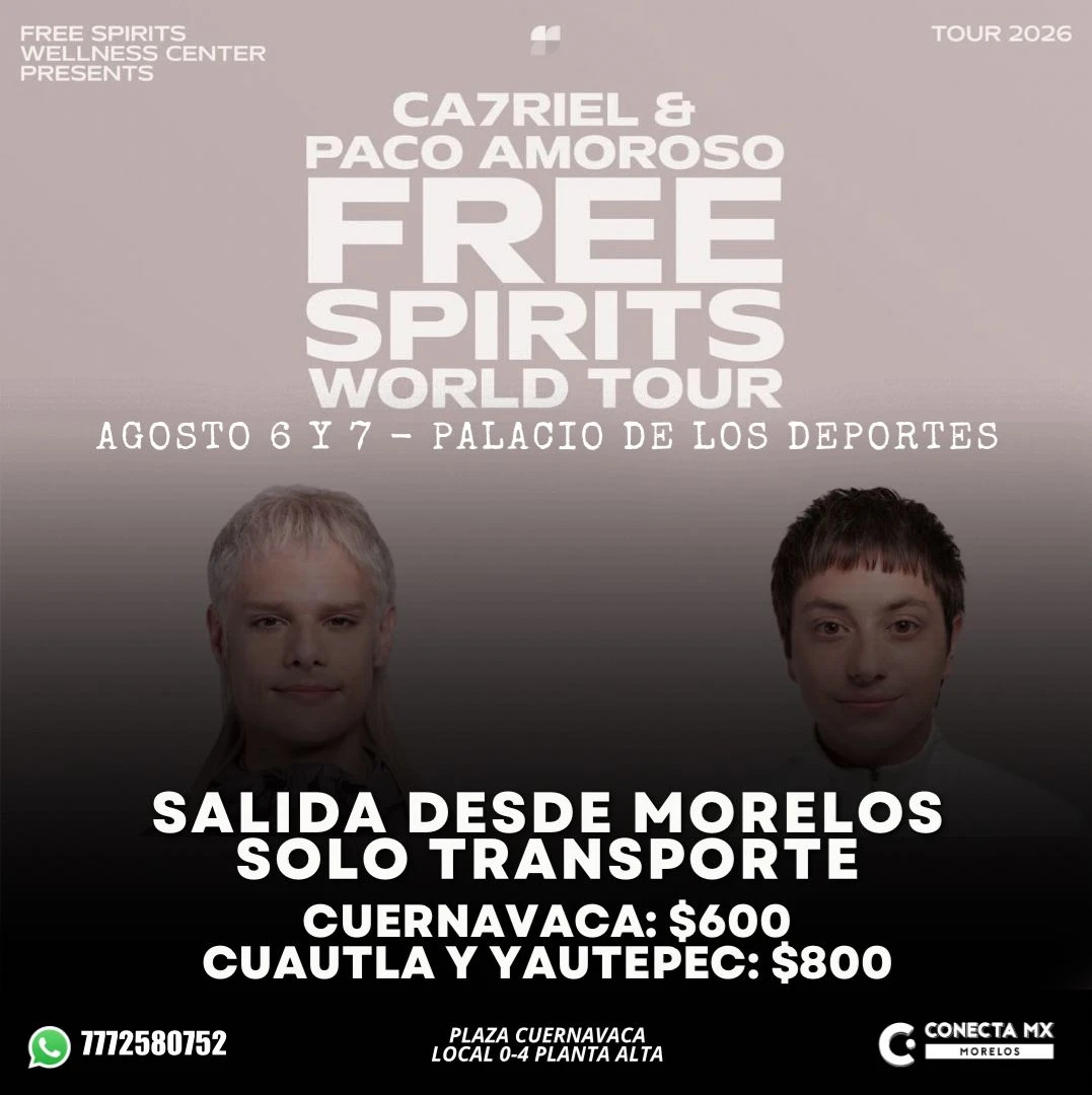 Transporte a CATRIEL y PACO AMOROSO desde Morelos