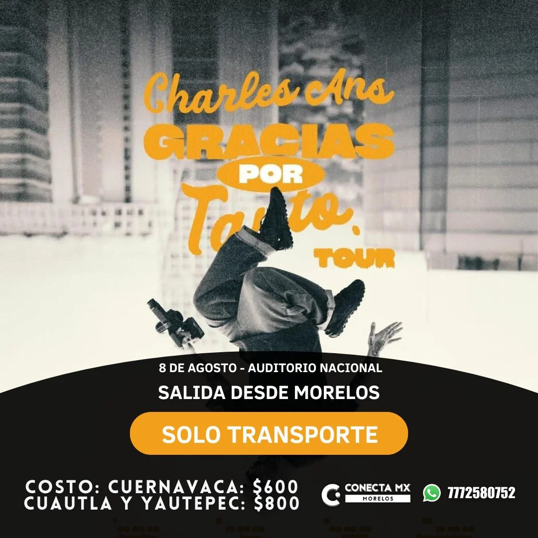 Transporte a CHARLES ANS desde Morelos