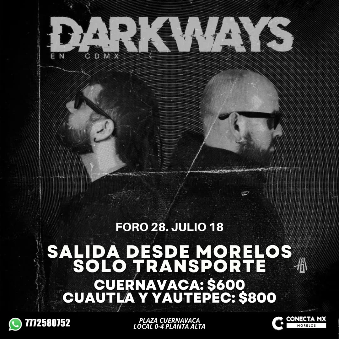 Transporte a DARKWAYS desde Morelos