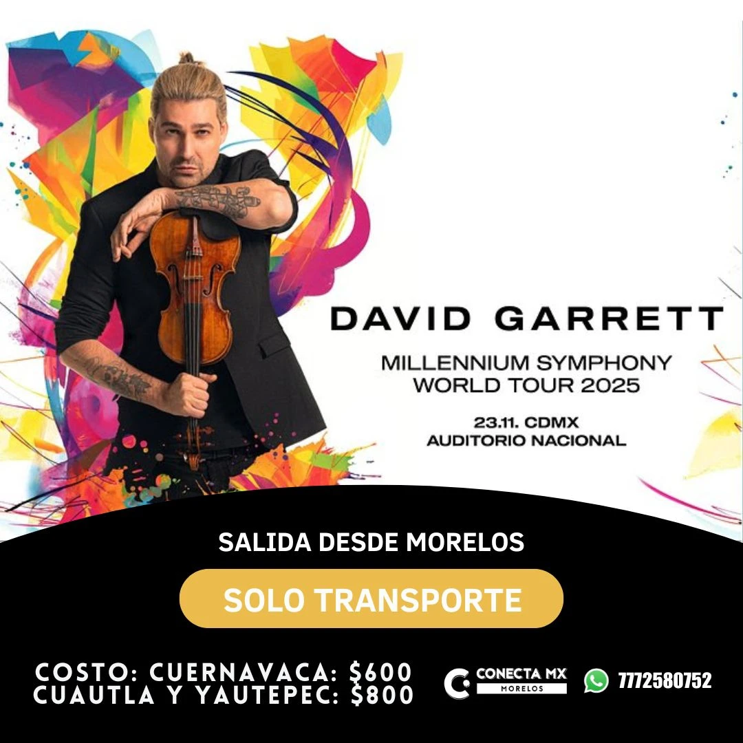 Transporte a David Garret desde Morelos