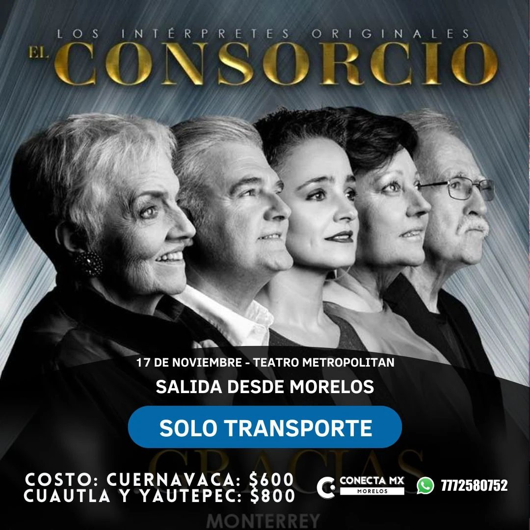 Transporte a EL CONSORCIO desde Morelos