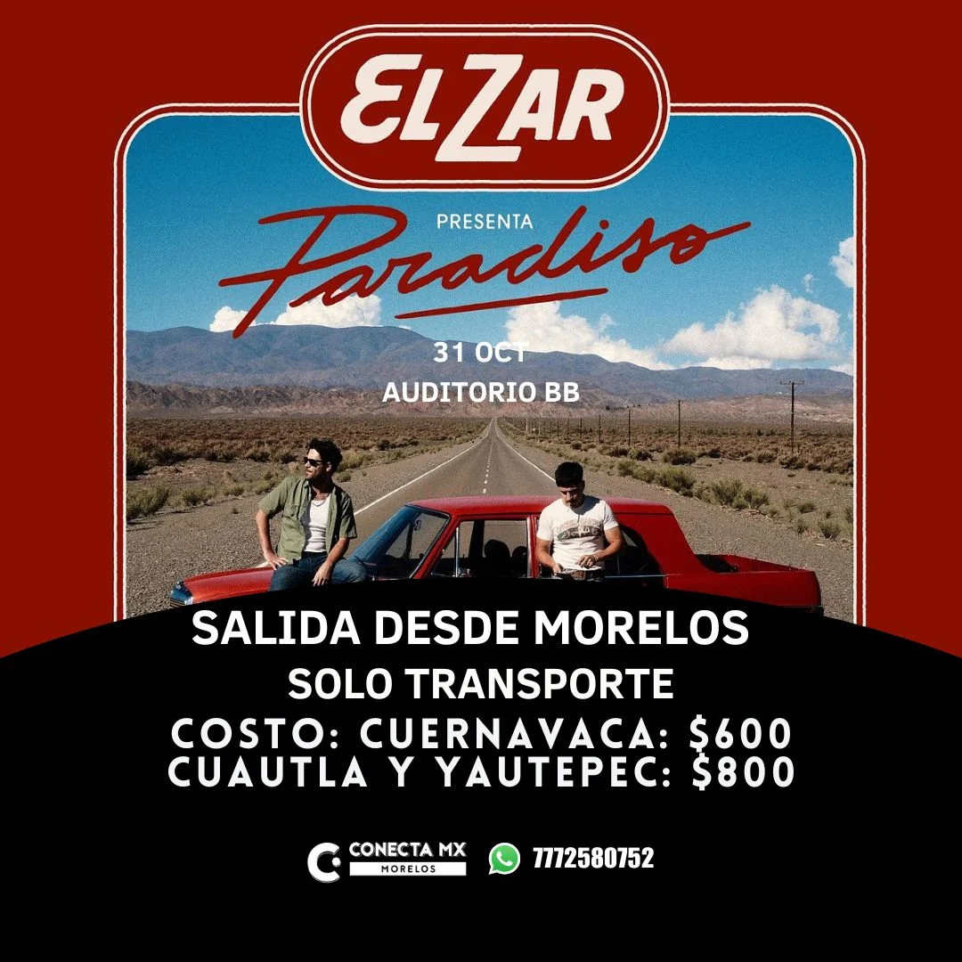 Transporte a EL ZAR desde Morelos
