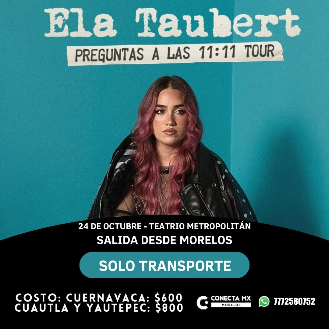 Transporte a Ela Taubert desde Morelos
