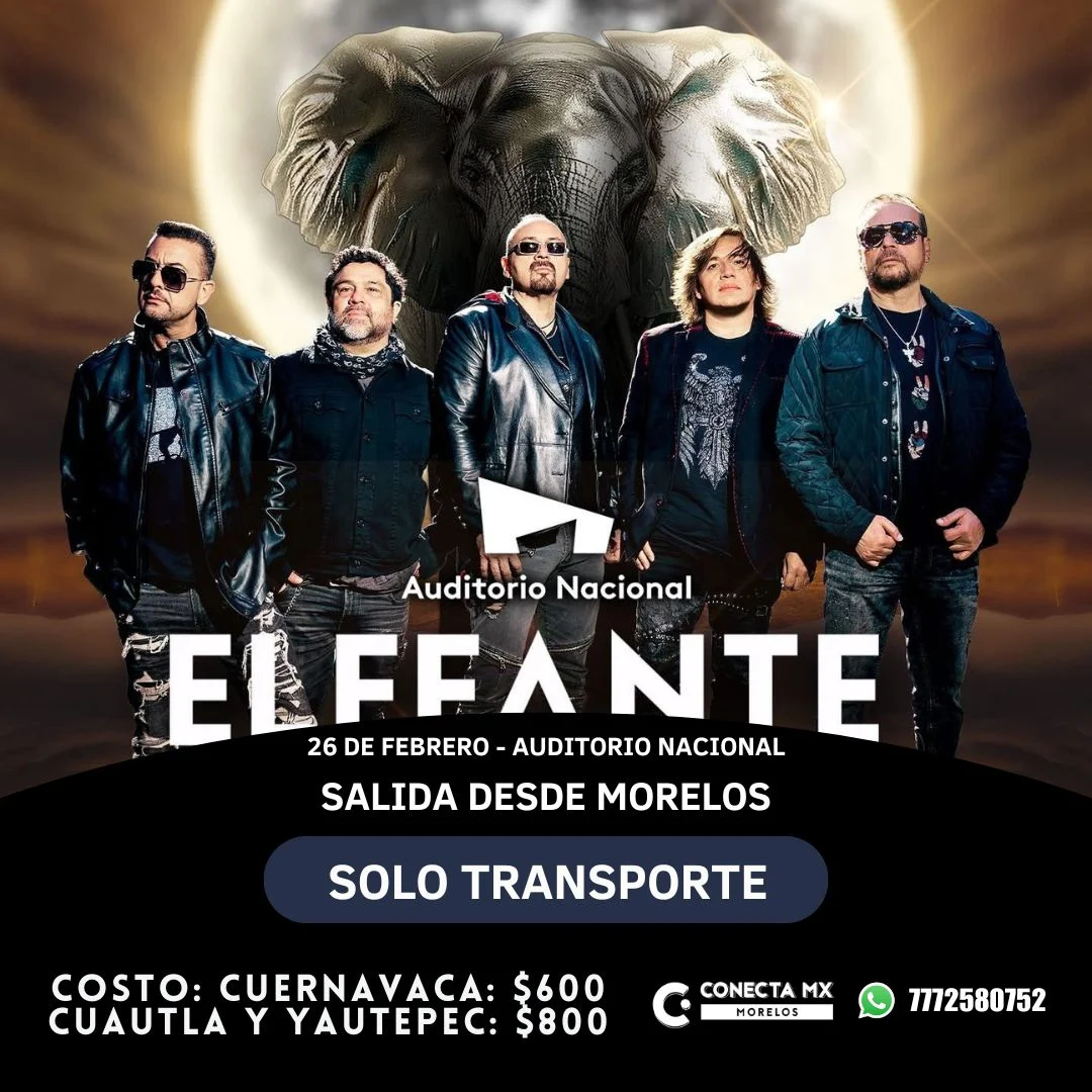 Transporte a ELEFANTE desde Morelos