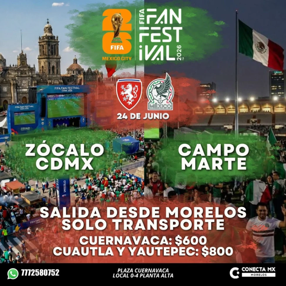 Transporte a FAN FEST desde Morelos - Imagen 1