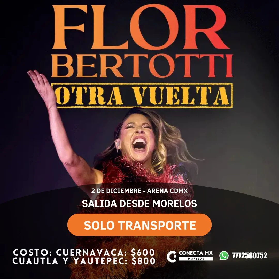 Transporte a FLOR BERTOTTI desde Morelos
