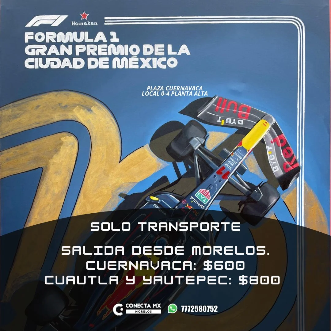 Transporte a FORMULA 1 desde Morelos