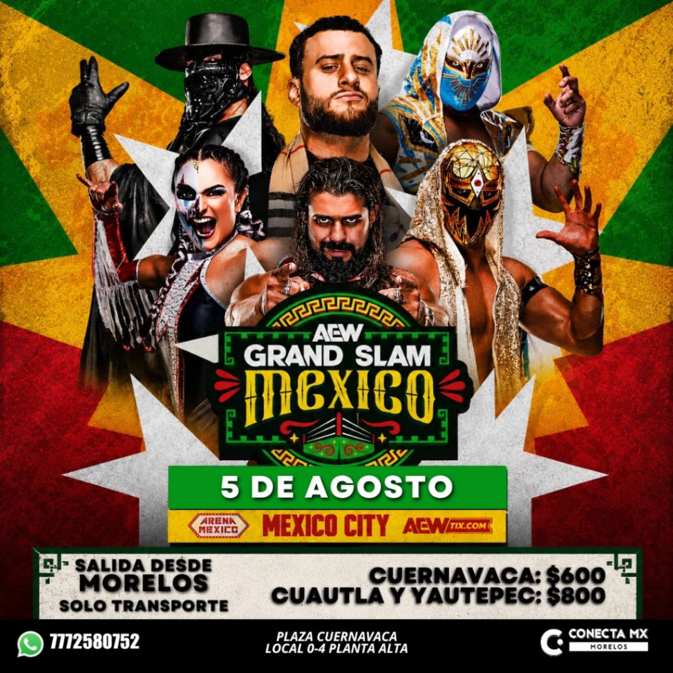 Transporte a GRAND SLAM desde Morelos