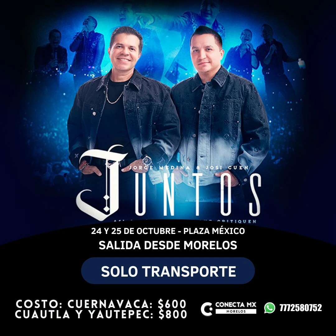 Transporte a Jorge Medina y Josi Cue desde Morelos - Imagen 2