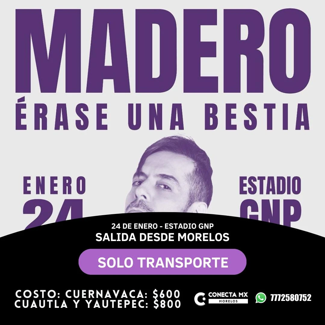 Transporte a Jose Madero desde Morelos
