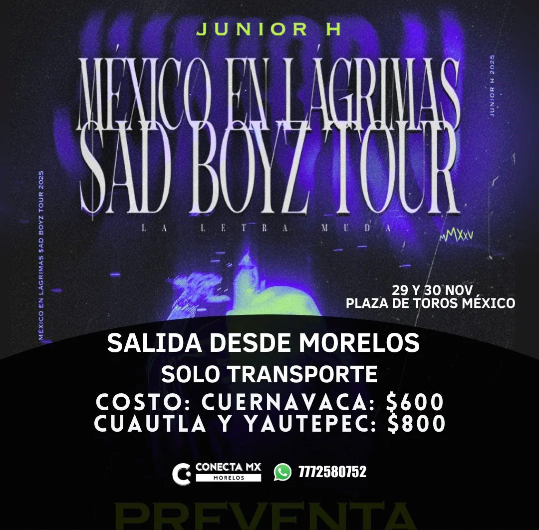 Transporte a JUNIOR H desde Morelos