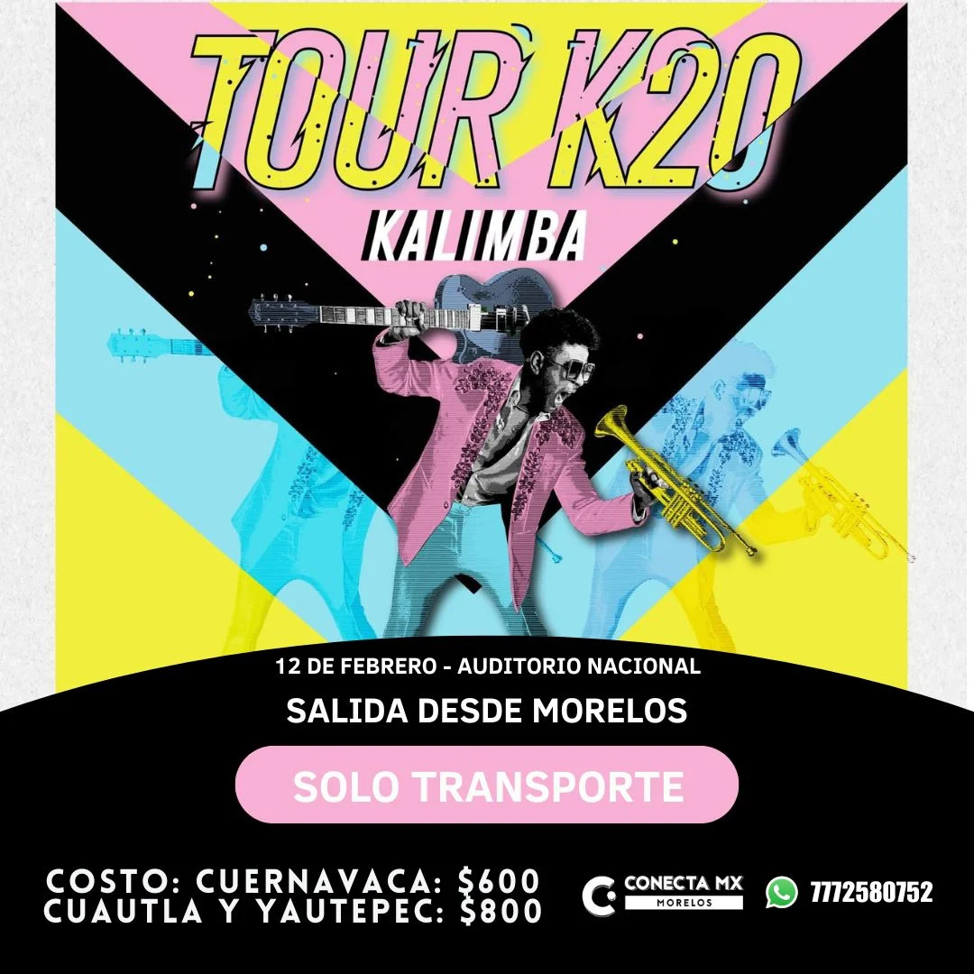 Transporte a KALIMBA desde Morelos