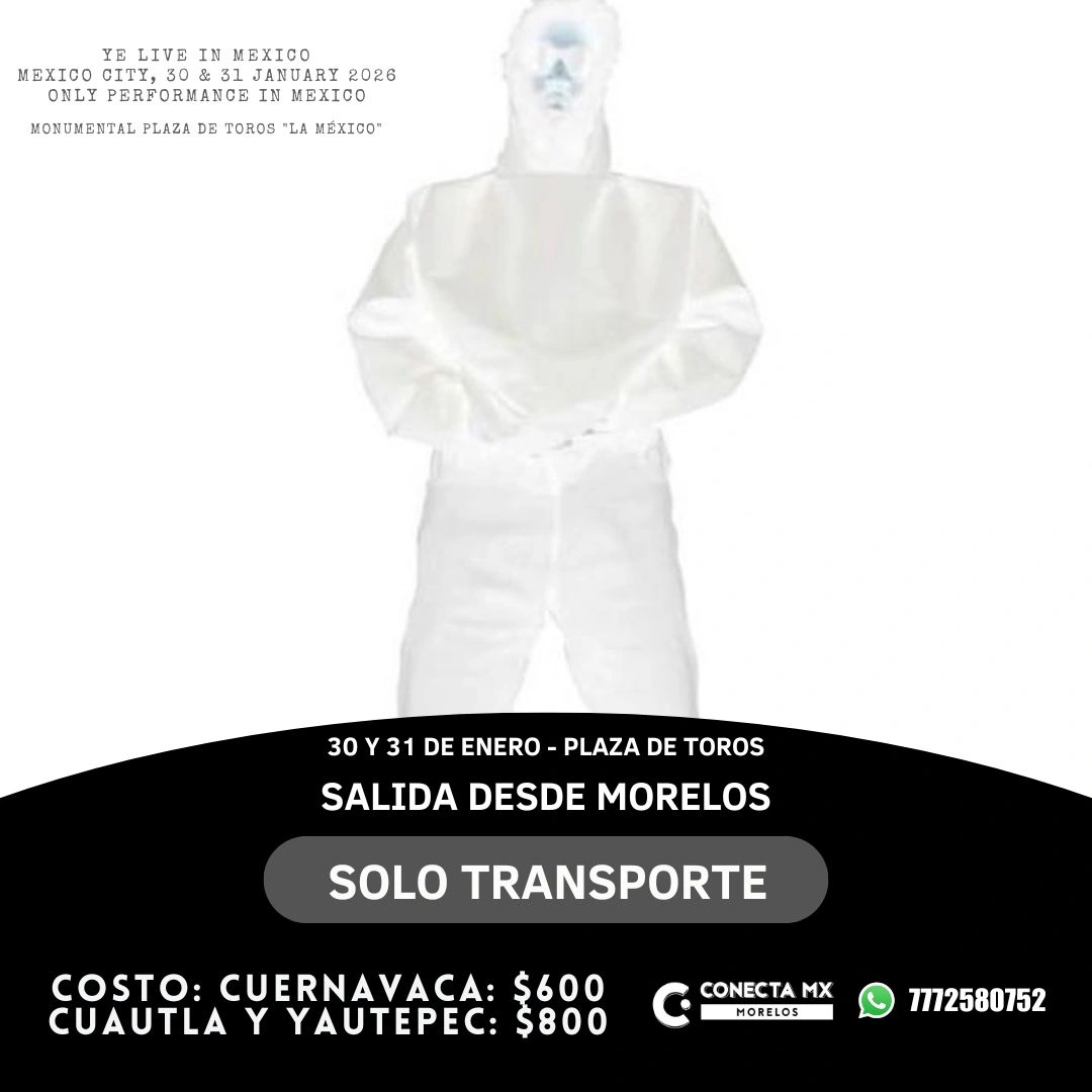 Transporte a KANYE WEST desde Morelos