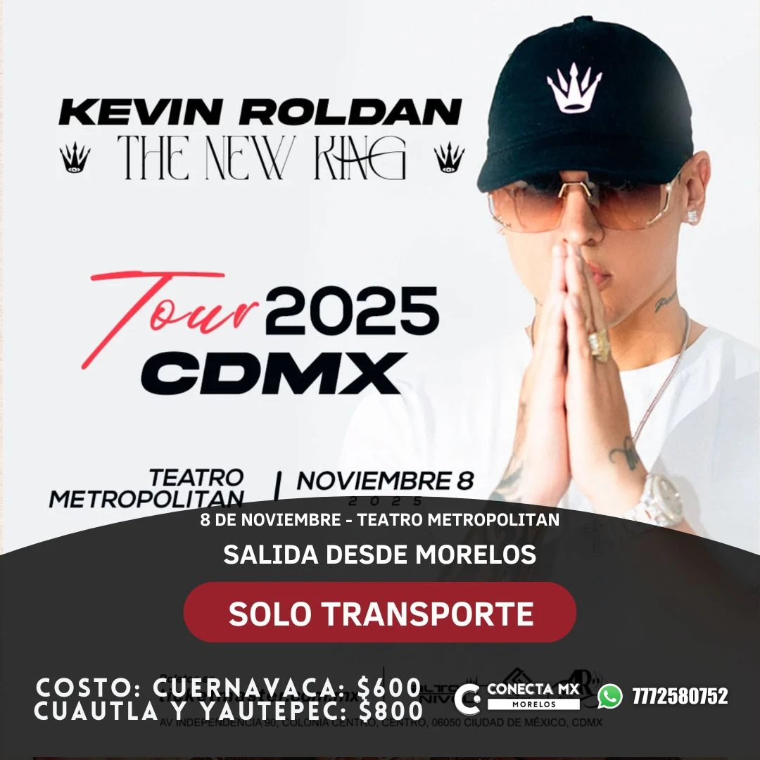 Transporte a KEVIN ROLDAN desde Morelos
