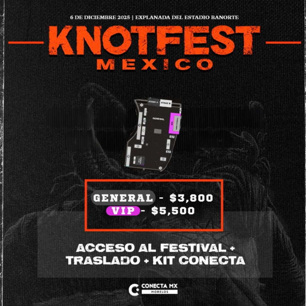 Transporte a KNOT FEST desde Morelos - Imagen 2