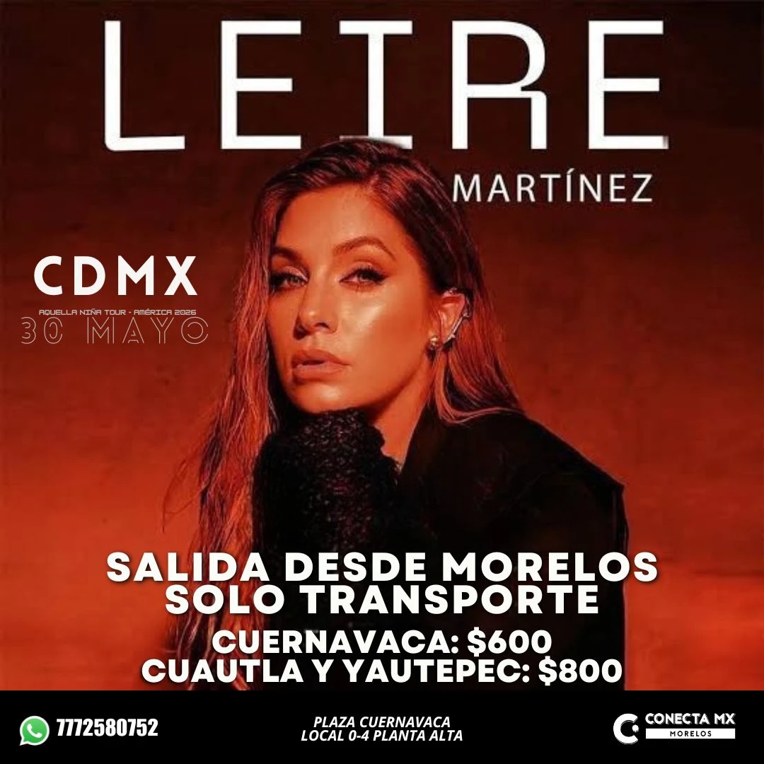 Transporte a LEIRE MARTINEZ desde Morelos