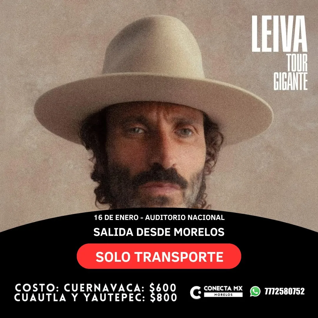 Transporte a LEIVA desde Morelos