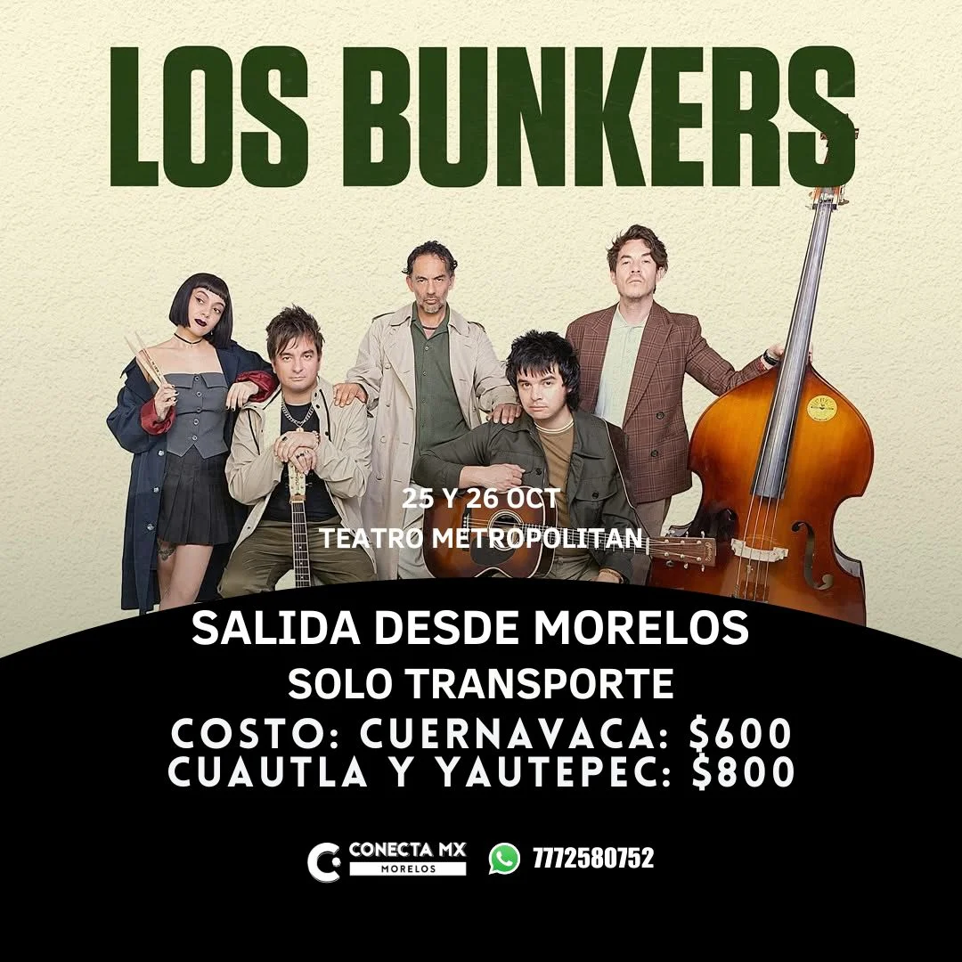 Transporte a LOS BUNKERS desde Morelos