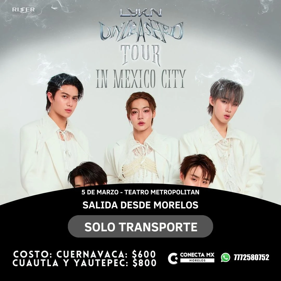 Transporte a LYKN desde Morelos