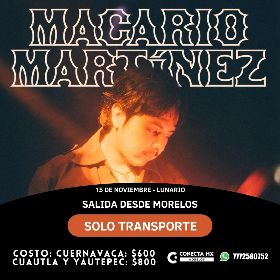 Transporte a Macario Martínez desde Morelos