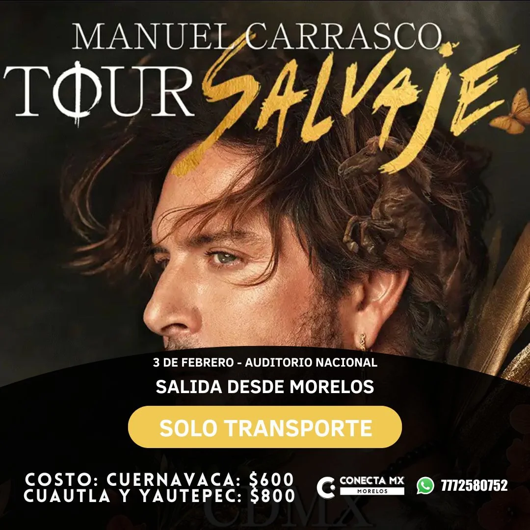 Transporte a MANUEL CARRASCO desde Morelos