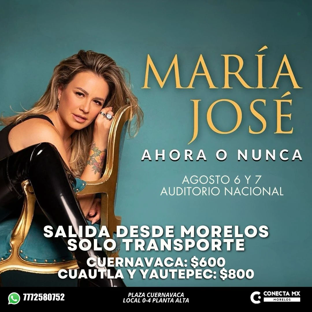 Transporte a MARIA JOSE desde Morelos