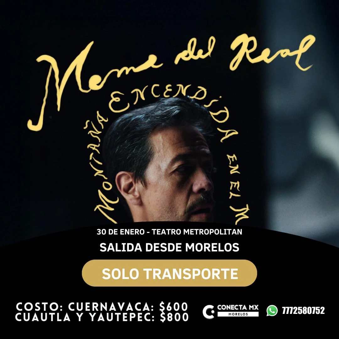 Transporte a MEME DEL REAL desde Morelos