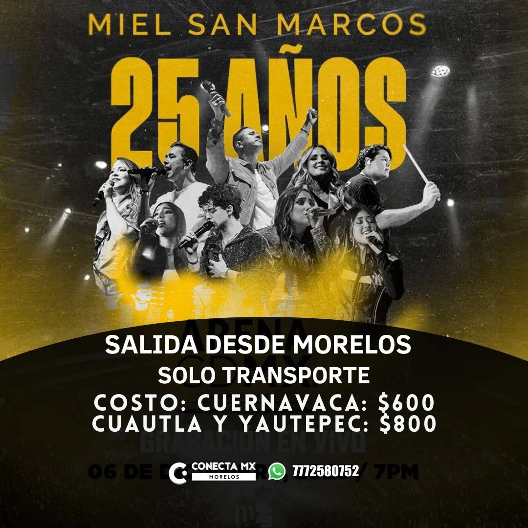 Transporte a MIEL SAN MARCO desde Morelos