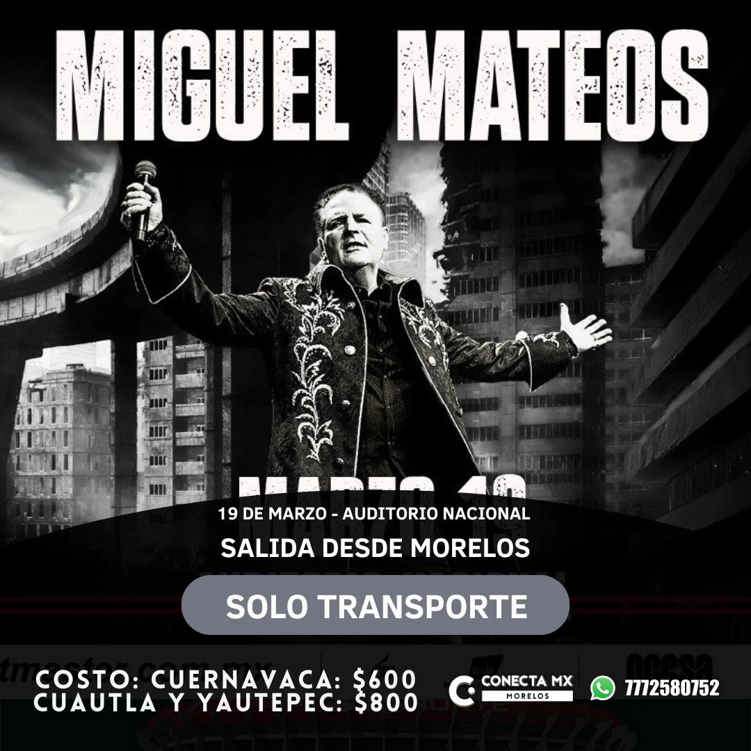 Transporte a MIGUEL MATEOS desde Morelos