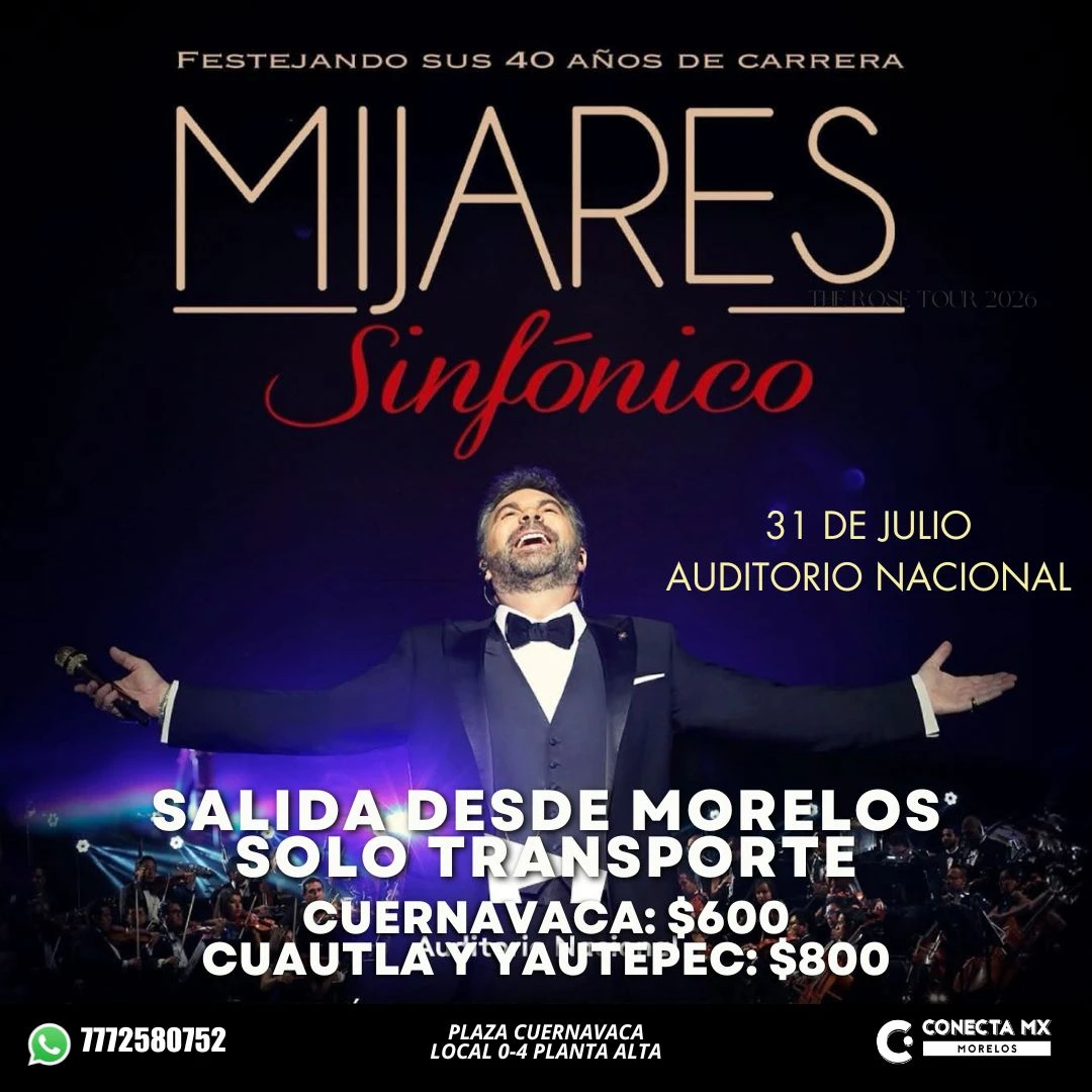 Transporte a MIJARES desde Morelos