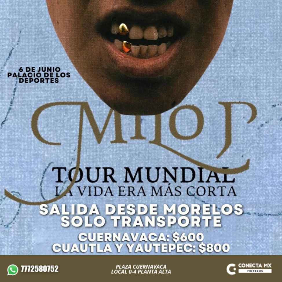 Transporte a MILO J desde Morelos