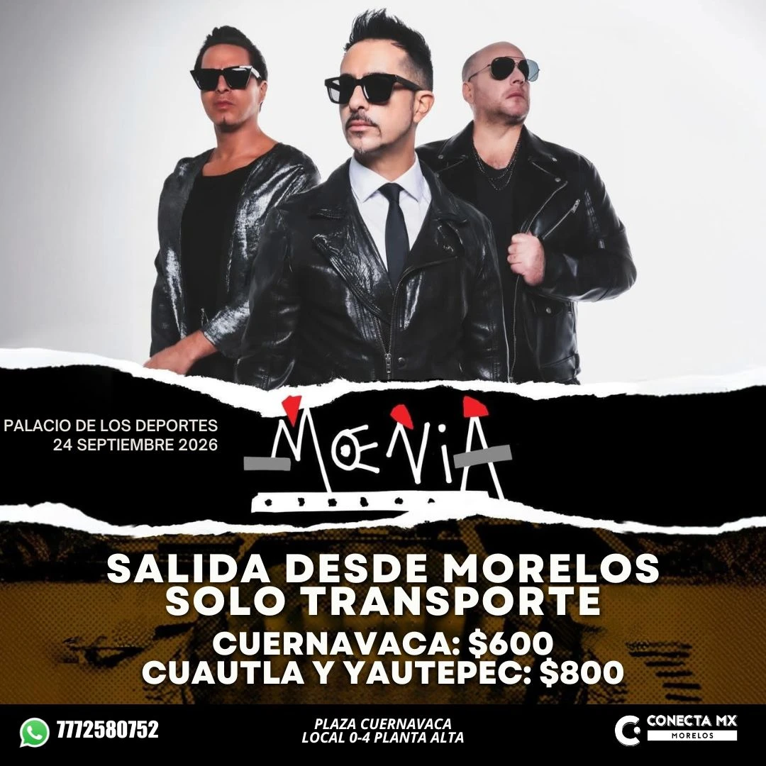 Transporte a MOENIA desde Morelos