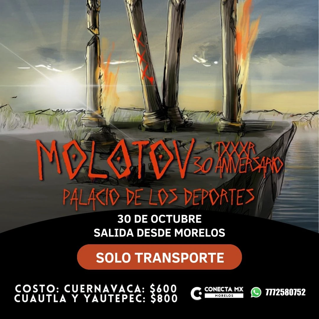 Transporte a MOLOTOV desde Morelos