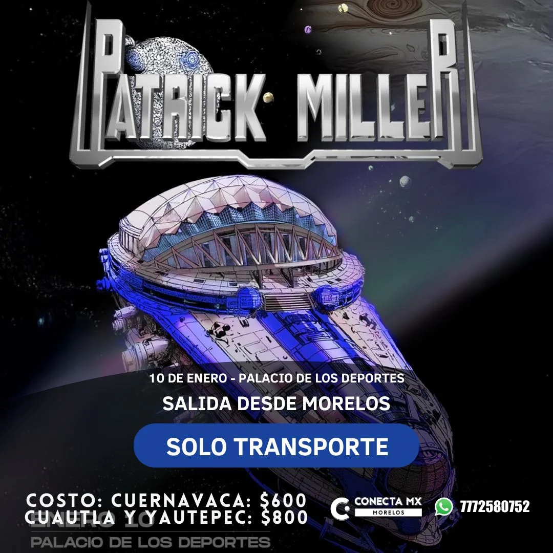 Transporte a PATRICK MILLER desde Morelos